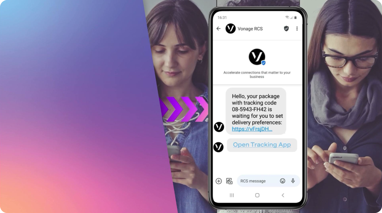 RCS RCS image on mobile device