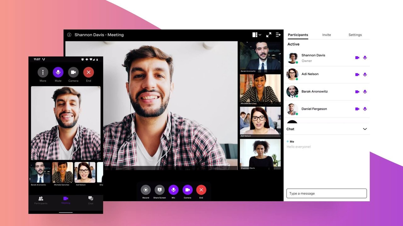 Descubre cómo Vonage Business Communications puede mejorar las comunicaciones en tu empresa: ver vídeo ahora. Captura de pantalla del vídeo