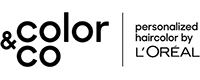 Color & Co personalized  hair color by L'Oreal logo Color & Co personalized  hair color by L'Oreal logo