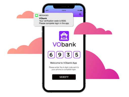 SMS API SMS API showcasing verification code message